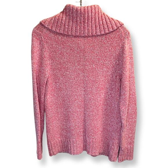 Liz Claiborne, M, Pink, Button up Sweater, Collar - Picture 6 of 8